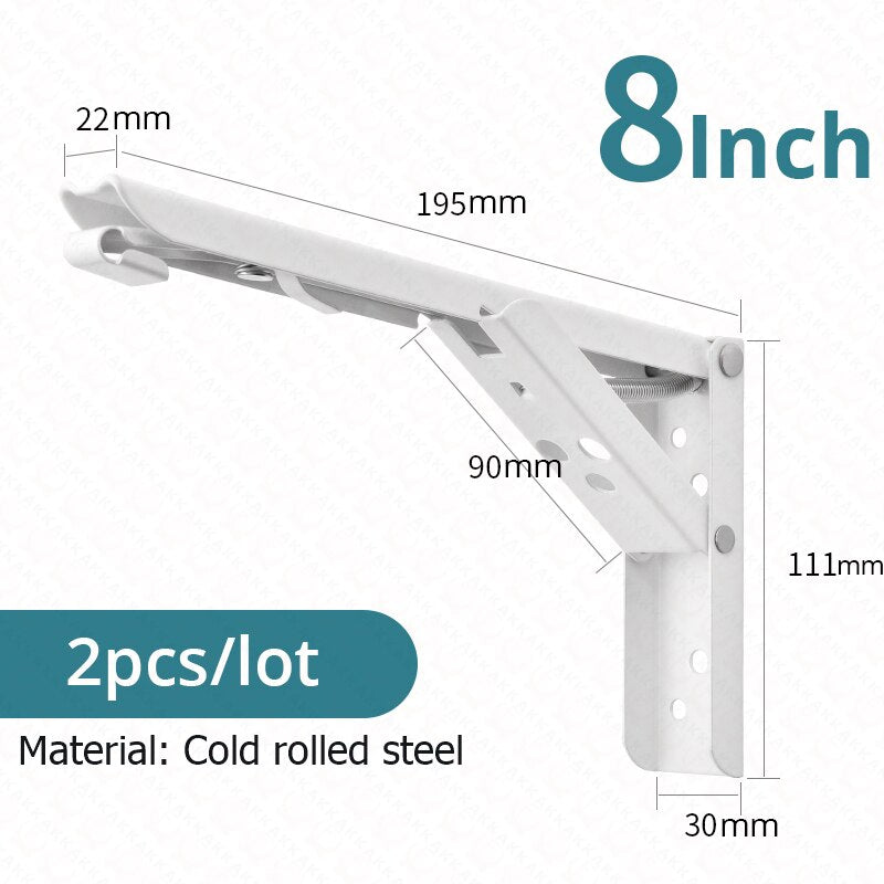 2PCS Triangle Folding Angle Bracket